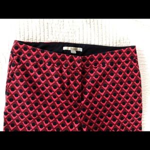 Boden rad 60s 70s inspired geometric skinny  sz 8